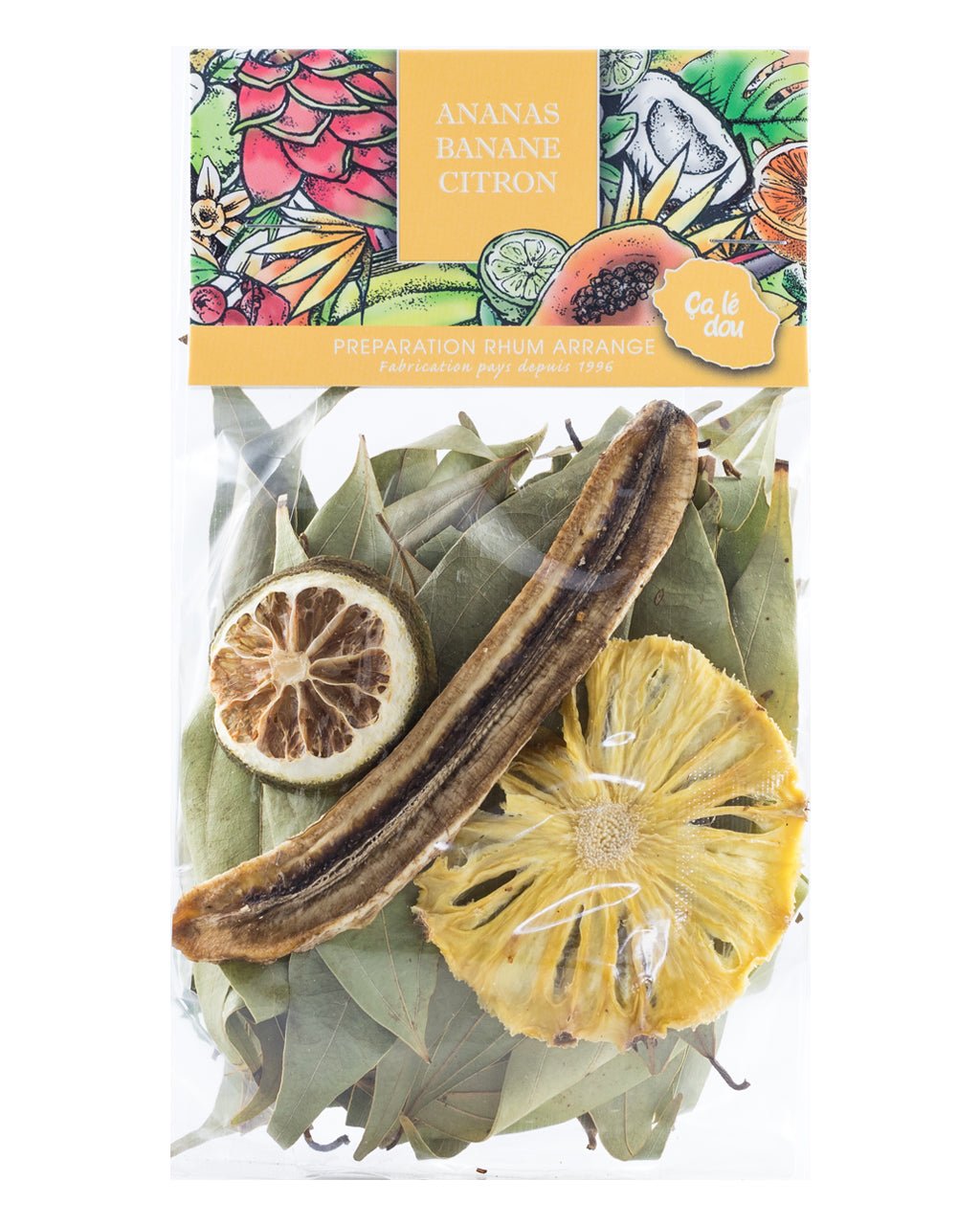 Préparation Rhum Arrangé ANANAS BANANE CITRON - Rhum Mamzel