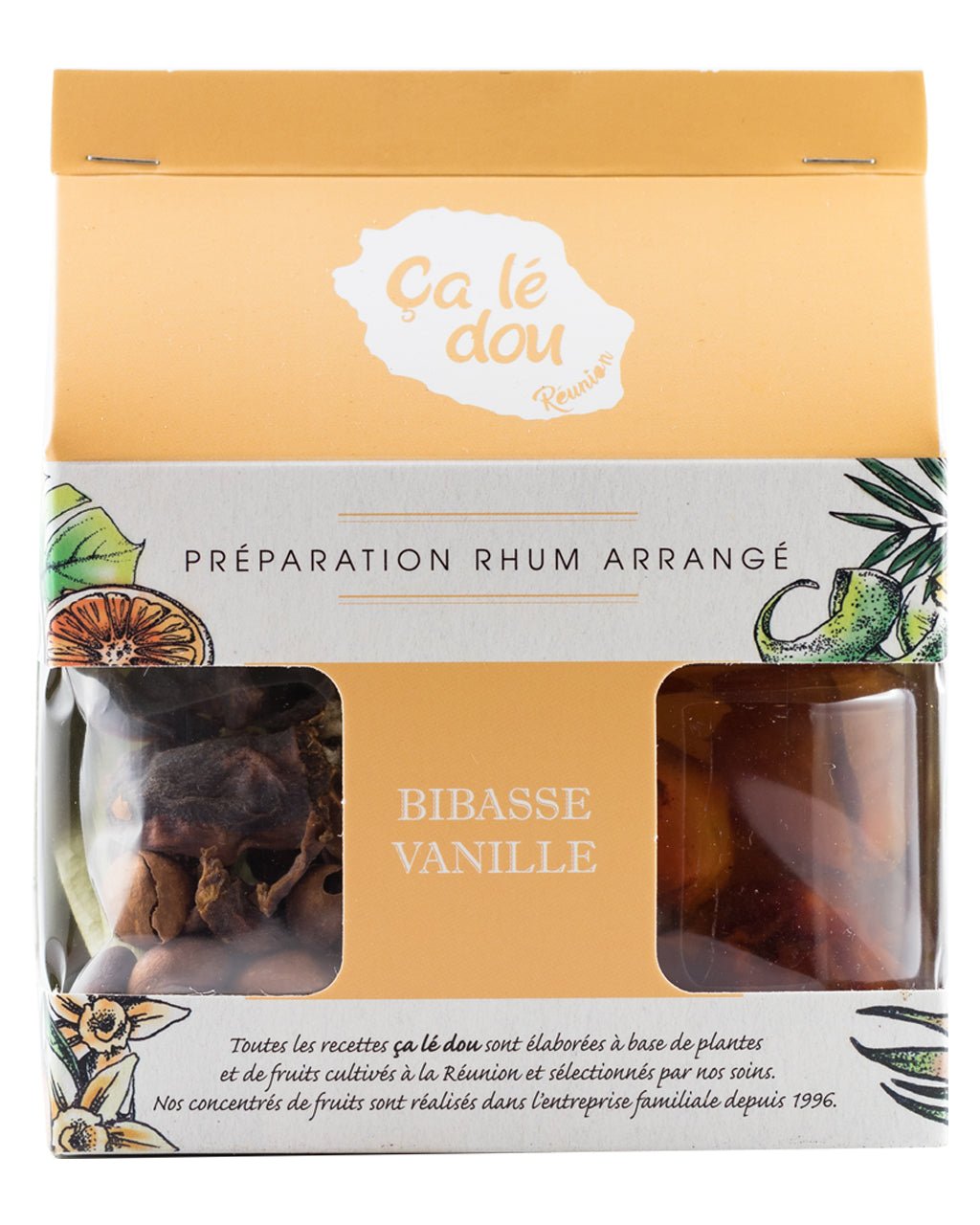 Préparation Rhum arrangé Bibasse Vanille - Rhum Mamzel