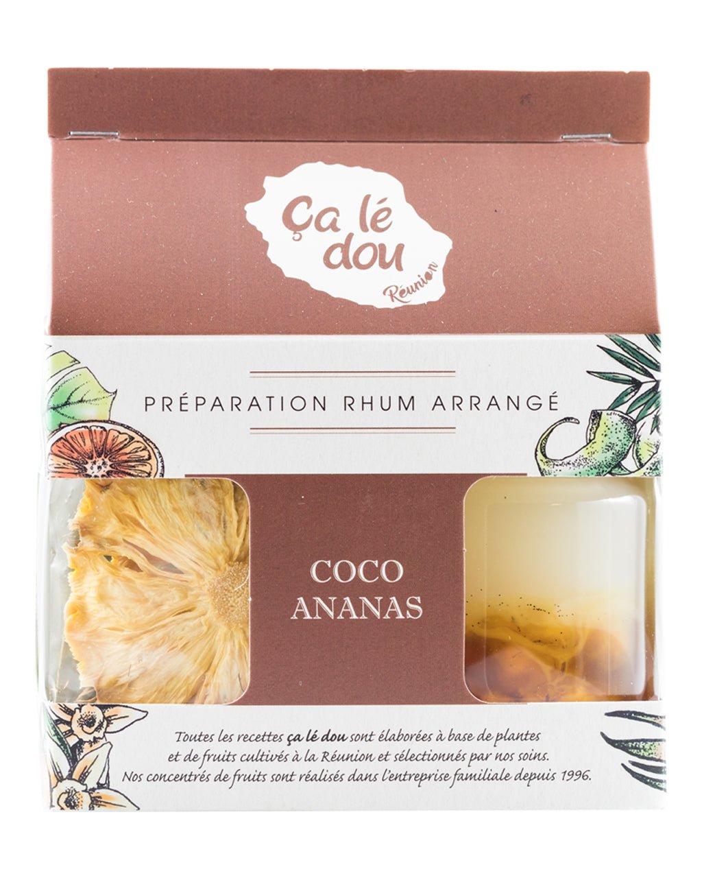 Préparation Rhum arrangé Coco Ananas - Rhum Mamzel