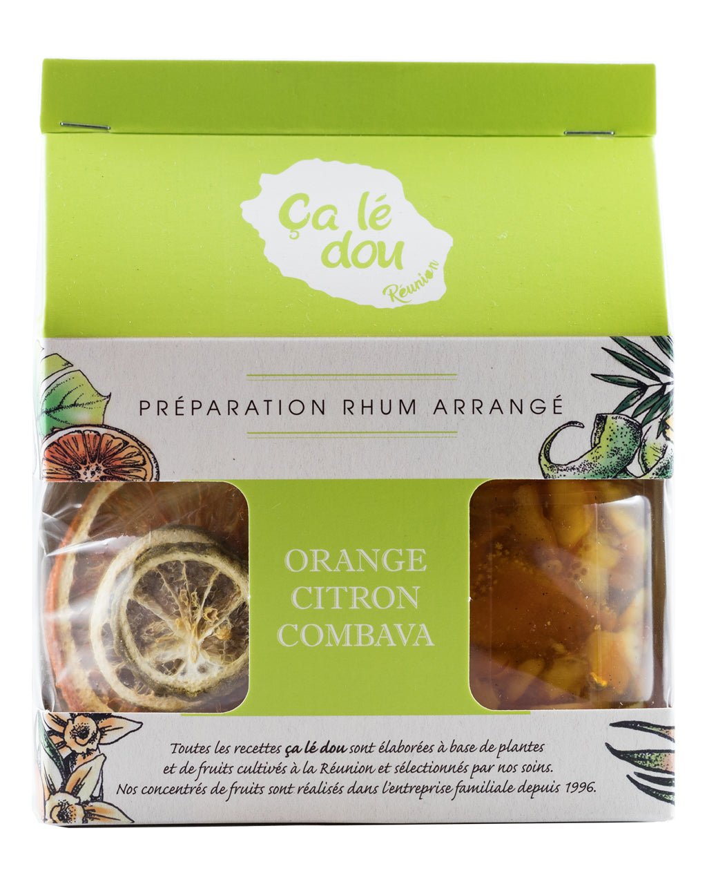 Préparation Rhum Arrangé Orange Citron Combava - Rhum Mamzel